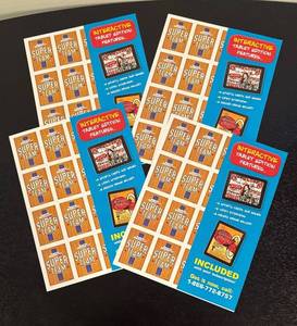 lot 343R image: B - Sports Illustrated Super Team Trading Card Sheets - Interactive Tablet Edition Features