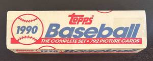 lot 373R image: B - Topps 1990 Baseball Complete Set - 792 Cards - Factory Sealed