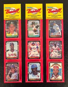 lot 422R image: B - Donruss 1987 Baseball Puzzle & Cards - Roberto Clemente Puzzle and Card Sets