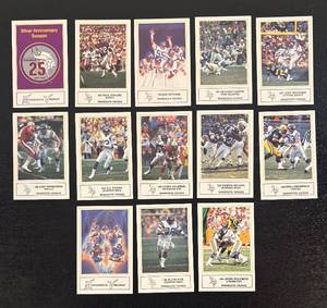 lot 428R image: B - Minnesota Vikings Football Cards Collection - Vintage Trading Cards Lot