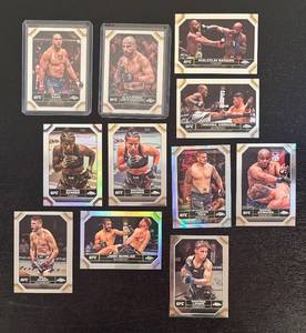 lot 429R image: B - Topps Chrome UFC Trading Card Lot - Ciryl Gane, Alexander Volkanovski, Malcolm Gordon, Themba Gorimbo, Maycee Barber and More