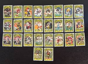 lot 431R image: B - Topps 1000 Yard Club Football Cards
