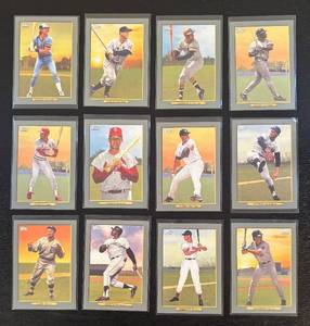 lot 456R image: B - Topps Baseball Cards - 12-Card Vintage Card Lot
