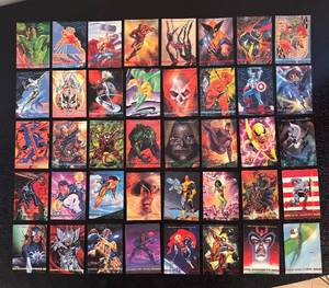 lot 492R image: LC - Marvel Masterpieces 1993 Trading Cards - Superhero & Villain Assortment