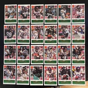 lot 497R image: LC - McDonalds NFL Play & Win Promo Football Cards