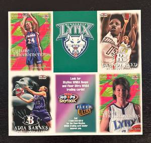 lot 556R image: B - SkyBox Hoops Minnesota Lynx Card Sheet