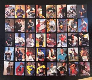 lot 557R image: LC - Pro Line NFL Football Trading Cards Collection - Multi-Player Set