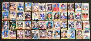 lot 304K image: BR1 - Topps Baseball Cards Lot - 48 Cards (1980s)
