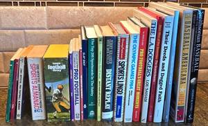 lot 393K image: BR1 - Tempo Football Library Vintage Sports Books Lot - Softcover & Hardcover (21 Books)