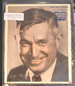 lot 400K image: BR1 - Will Rogers Steamboat Round the Bend 8x10 Vintage Movie Poster - Hollywood Theater