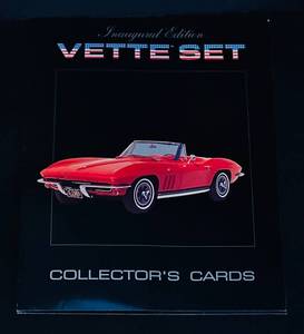 lot 58C image: B - 1991 Vette Set Inaugural Edition Collectors Cards with Prototypes