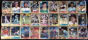 lot 60C image: B - Collection of 24 1987 Topps Baseball Cards Assorted Players