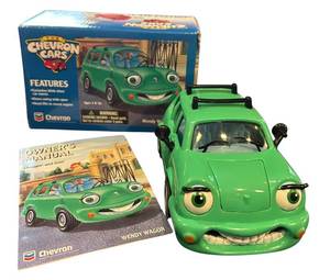 lot 113C image: B - Chevron Cars Wendy Wagon Toy Car with Box and Manual