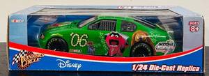 lot 261C image: HC - Disney The Muppets Winners Circle 124 Die-Cast NASCAR Daytona 500 Car - Factory Sealed