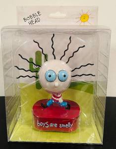 lot 273C image: HC - David & Goliath Boys Are Smelly Bobble Head Figure in Box