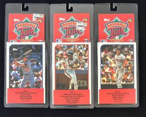 lot 535C image: HC - Topps Baseball Talk Collection - 3-Card Lot - Sets 1-3 - Asst. #1017-1019