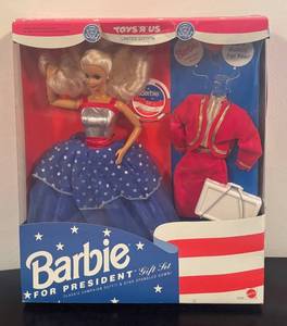 lot 19R image: B - Limited Edition Barbie for President Gift Set with Accessories