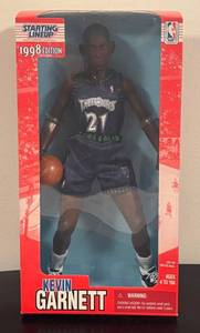 lot 29R image: B - Unopened Starting Lineup 1998 Edition Kevin Garnett Figure