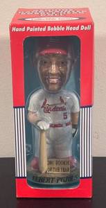 lot 64R image: B - Albert Pujols 2001 Rookie of the Year Bobble Head Figurine