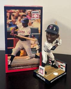 lot 81R image: B - Tony Oliva Hall of Fame 2022 Bobblehead Figurine
