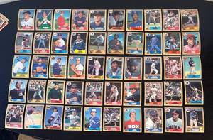 lot 88R image: B - Collection of Vintage Topps Baseball Cards Including Barry Bonds, Roger Clemens and More