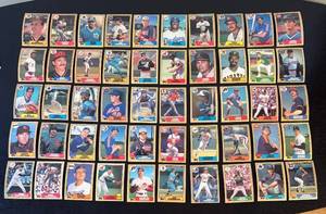 lot 96R image: B - Collection of Vintage Topps Baseball Cards Assorted Players