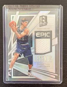 lot 129R image: B - 2017-18 Panini Spectra Christian Laettner Legends Basketball Card - Timberwolves