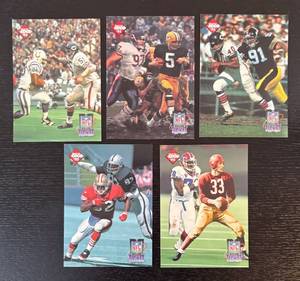 lot 133R image: B - Set of Collectors Edge 1995 NFL Sunday Ticket Football Cards