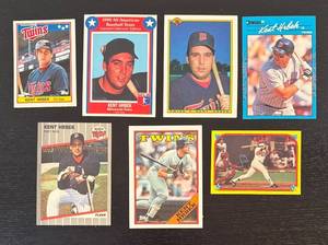 lot 146R image: B - Collection of Kent Hrbek Minnesota Twins Baseball Cards
