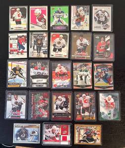 lot 157R image: B - Collection of Assorted Hockey Trading Cards Featuring Stars and Rookies
