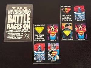 lot 166R image: B - Set of 3 DC Superman Reign of the Supermen Comic Books