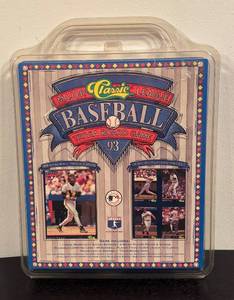 lot 226R image: B - Classic Major League Baseball 1993 Trivia Board Game with Cards