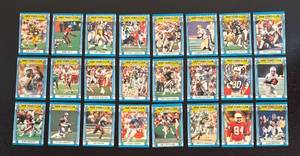 lot 240R image: B - Set of 1000 Yard Club Football Sports Cards