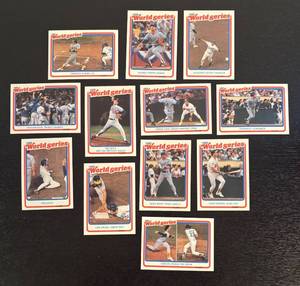 lot 242R image: B - Collection of Fleer 1988 World Series Baseball Cards