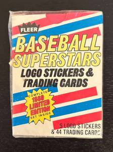 lot 248R image: B - Sealed 1988 Fleer Baseball Superstars Trading Cards and Stickers Set