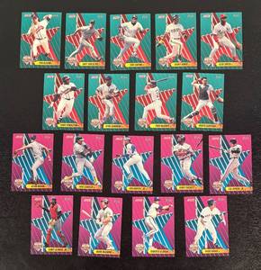 lot 256R image: B - 1991 Score All-Star Baseball Card Set Featuring MLB Stars