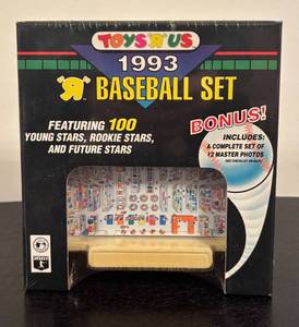 lot 257R image: B - 1993 Toys R Us Baseball Card Set with 12 Master Photos - Unopened