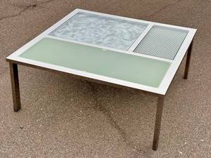 J. Mehringer DIA Abstract Metal Coffee Table - Mid-Century Modern