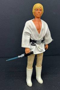 Vintage Kenner 12in Luke Skywalker Action Figure (1978) - White Tunic & Lightsaber