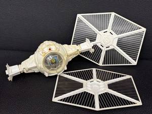 Vintage Star Wars TIE Fighter Spacecraft Toy - Wing Panels & Cockpit, 1978