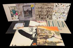 Led Zeppelin Vinyl LPs (Lot of 9)