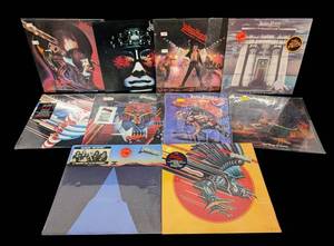 Judas Priest Vinyl Records (Lot of 10) - 12-in LP Collection