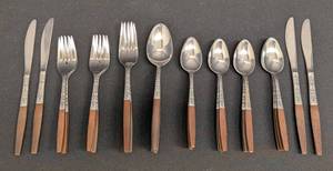 Vintage Interpur Japan SS Vintage Flatware Set