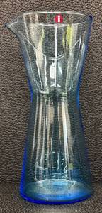 GF - Iittala Kartio Pitcher Kaj Franck 1958 - Blue Glass
