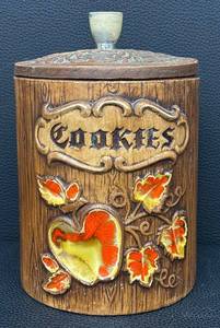 Vintage Treasure Craft Cookies Cookie Jar