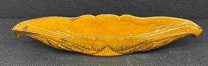 Vintage Maurice of California USA Leaf-Shaped Serving Bowl