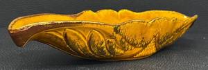 Vintage Maurice of California USA Leaf-Shaped Serving Bowl