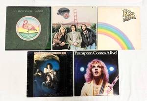 Frampton Comes Alive, American Woman, Christopher Cross, KC & The Sunshine Band, America (Lot of 5)