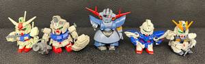 Lot of 5 Gundam Figures with Accessories 3.5-4 Inch