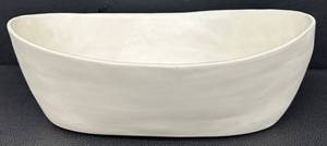 Alex Marshall Studios Oval Trough - Off White